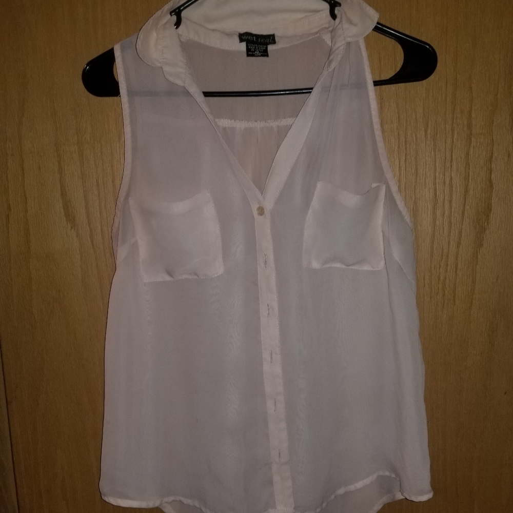Tank top button up